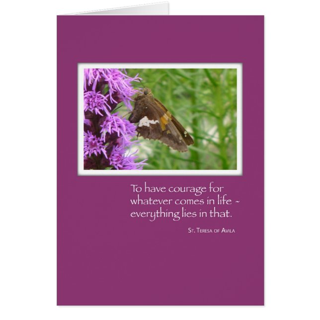 37798 Mariposa de coraje en las flores (Frente)