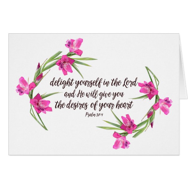 37:4 del salmo (Anverso (Horizontal))