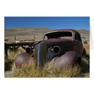 '37 Chevy en Bodie CA - tarjeta