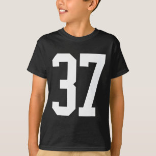 #37 Estilo de Jersey de fanáticos deportivos númer