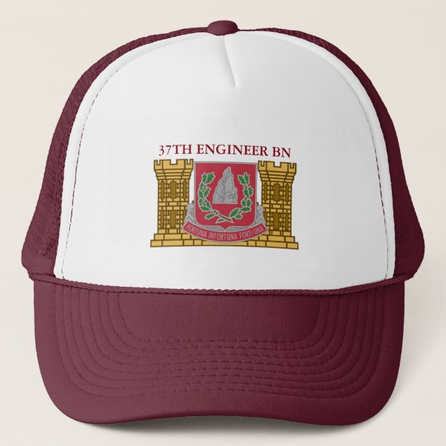 37.o GORRA del BATALLÓN del INGENIERO (Anverso)
