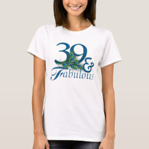 39.o Camisetas del cumpleaños