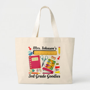 3.ª Bolsa de Tote Grande para el Colegio de Maestr