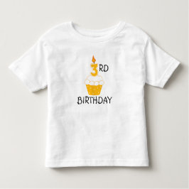 3.ª Camiseta Para Niños De Cumpleaños