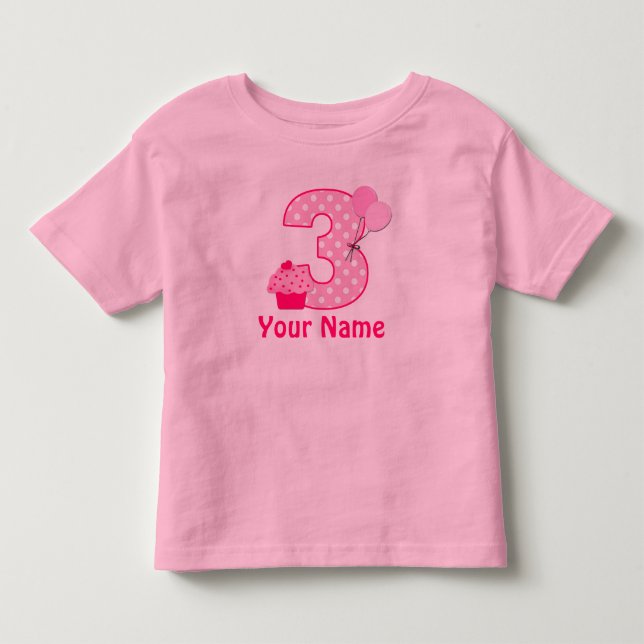 3.ª camiseta personalizada para Chicas de pasteles (Anverso)