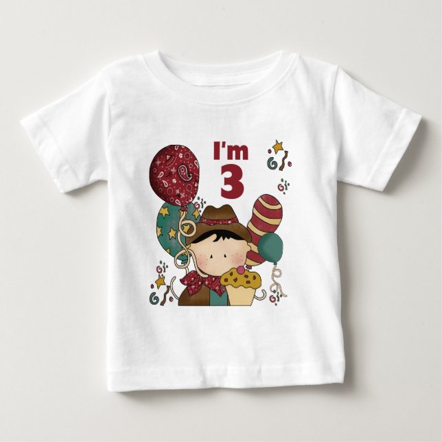3.ª Cowboy camisetas y regalos (Anverso)