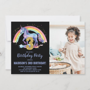 3.ª foto de invitaciones de cumpleaños de Rainbow