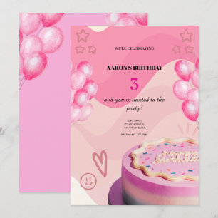 3.ª Invitación a Cumpleaños - Parte Cuta y Persona