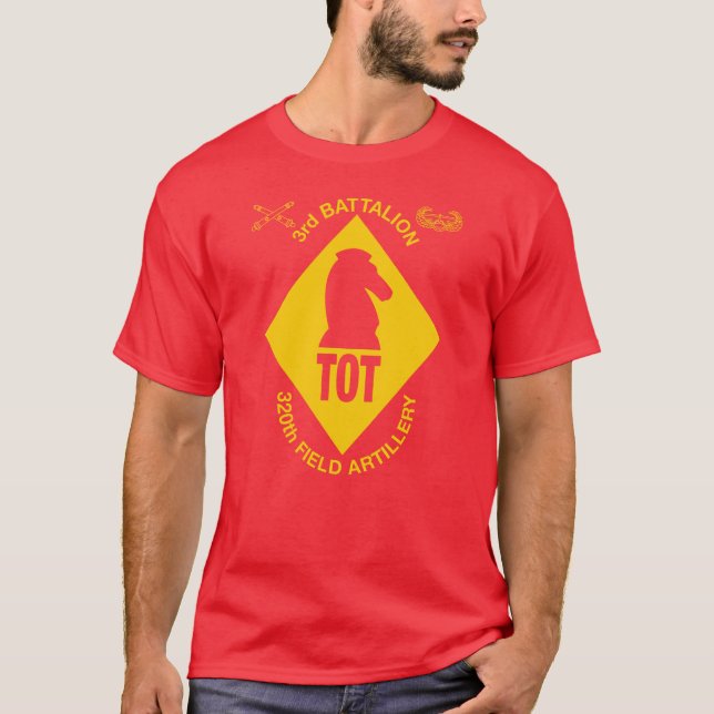3.ᵉʳ Batallón 320ª camiseta de la unidad de artill (Anverso)