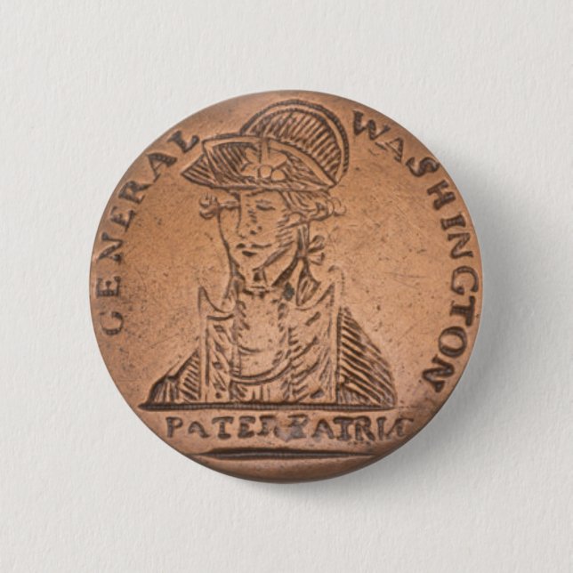 3.ᵉʳ botón de la Campaña de Washington (Anverso)