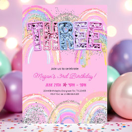 3.ᵉʳ Chica de Invitación a Cumpleaños Seda De Arco