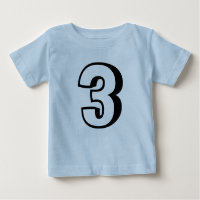 3.ᵉʳ cumpleaños 3 Camisetas para niños