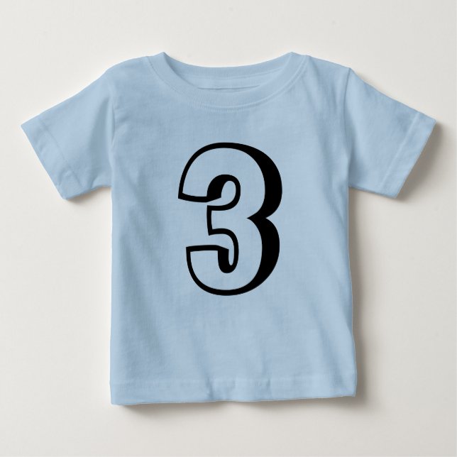 3.ᵉʳ cumpleaños 3 Camisetas para niños (Anverso)