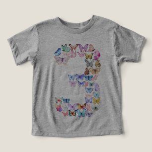 3.ᵉʳ cumpleaños mariposa temática Chicas de 3 años