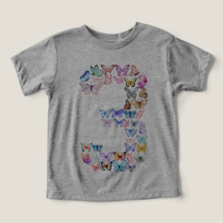 3.ᵉʳ cumpleaños mariposa temática Chicas de 3 años