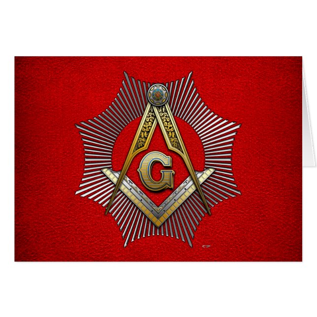 3.ᵉʳ Grado: Master Mason (Anverso (Horizontal))