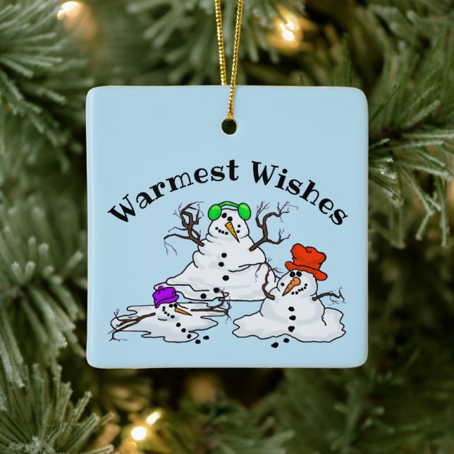 3.ᵉʳ Ornamento navideño de los hombres de nieve (Árbol)