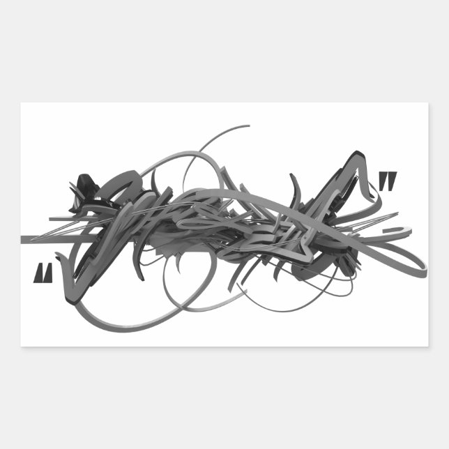 3.ᵉʳ pegatina de graffiti (Anverso)