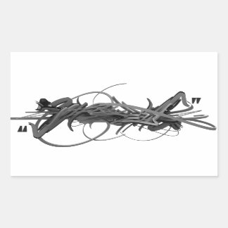 3.ᵉʳ pegatina de graffiti