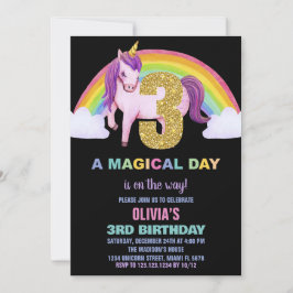 3.ᵉʳ Purpurina de invitaciones de cumpleaños de Ra