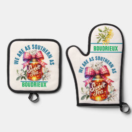 3.ᵉʳ Sureño Té Té Oven Mitt & Pot Holder Set