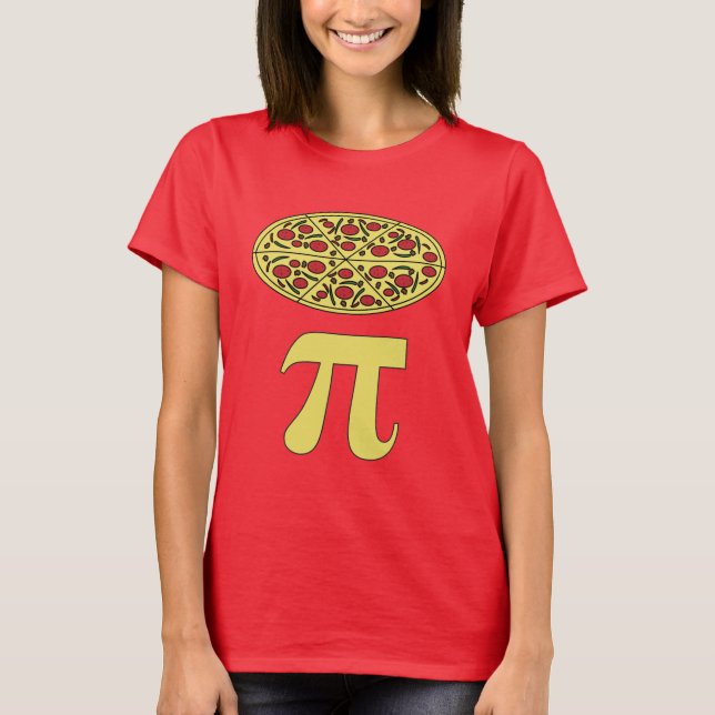 3.14 Pizza Pie Pi Pun Camiseta divertida de Chiste (Anverso)