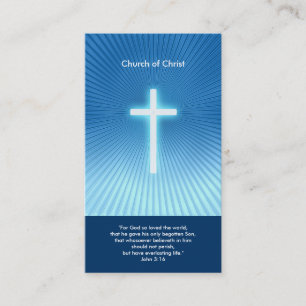 3:16 de Juan - tarjeta de visita cristiana