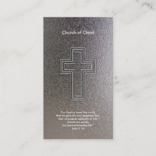 3:16 de Juan - tarjeta de visita cristiana