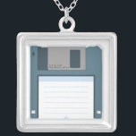 3.5 Collar de discos de disquete (parte frontal de<br><div class="desc">¡Un poco más de almacenamiento nunca hiere a nadie! Arte vectorial original - ¡siéntase libre de personalizares!</div>