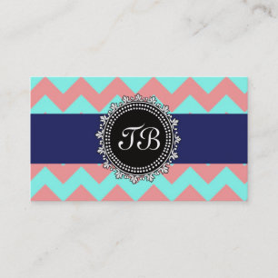 3,5"" tarjeta de visita x2.0 Chevron