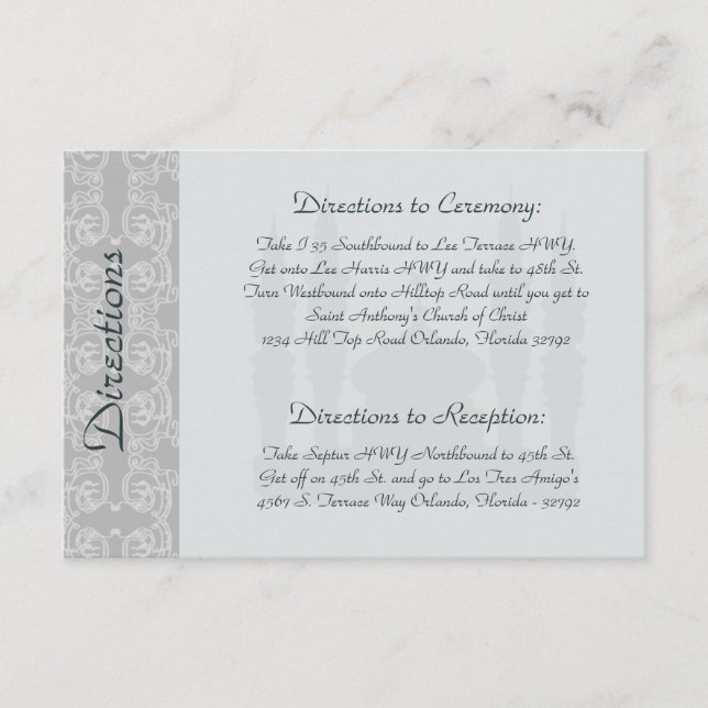 3.5 x 5 Tarjeta de dirección Azul suave Ramadán is (Anverso)