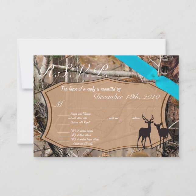 3.5x5 R.S.V.P Cazadores de tarjetas Camo Camoflaug (Anverso)