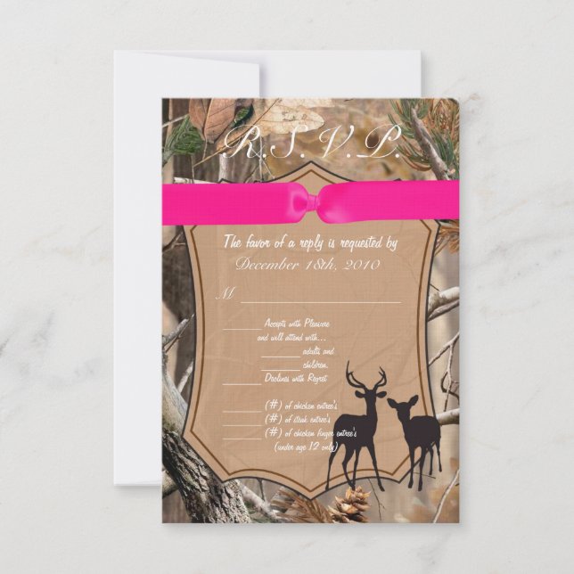 3.5x5 R.S.V.P Cazadores de tarjetas Camo Camoflaug (Anverso)