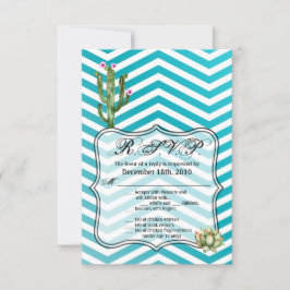 3.5x5 R.S.V.P Tarjeta Boho Cacti Cactus Succulent 