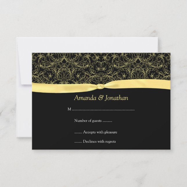3.5x5 RSVP en blanco y negro (Anverso)