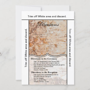 3.5x6 Direcciones Tarjeta recortes de encaje de ma