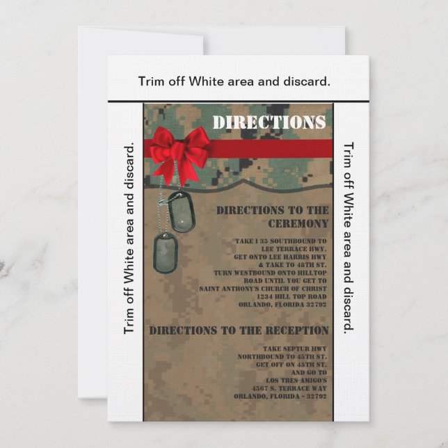 3.5x6 Tarjeta de dirección IMPRESIÓN DIGITAL marin (Anverso)