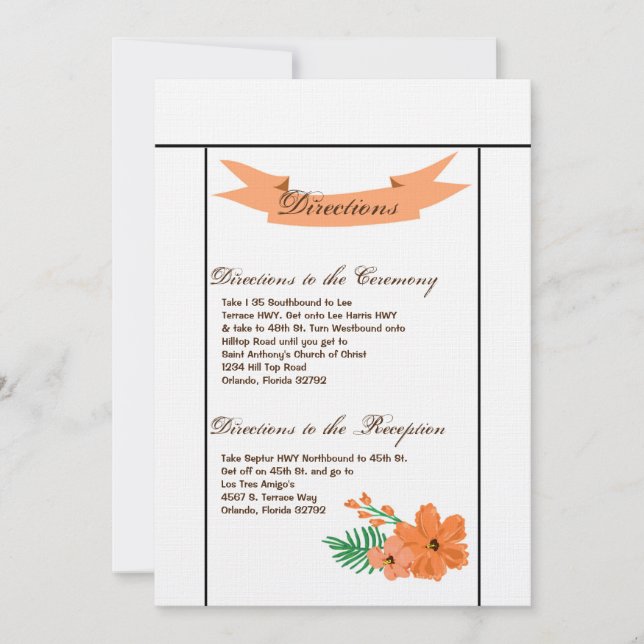 3.5x6 Tarjeta Primavera Hibiscus Flower Hawai (Anverso)