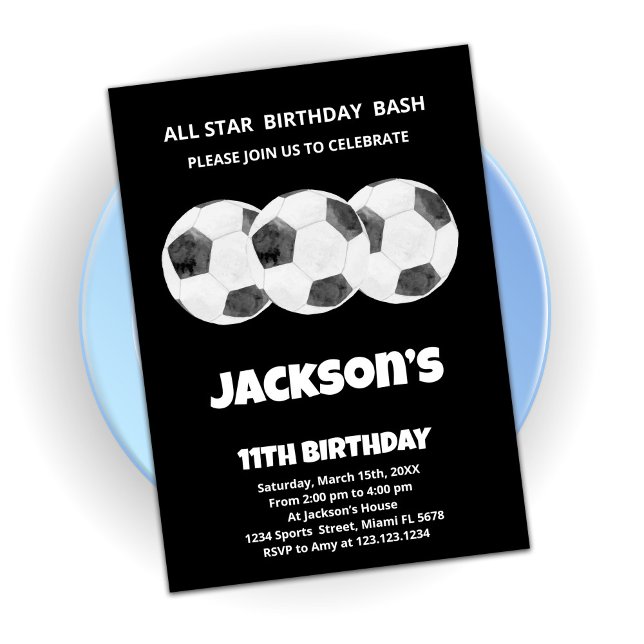 3 Balls Invitaciones al cumpleaños del partido de  (Subido por el creador)