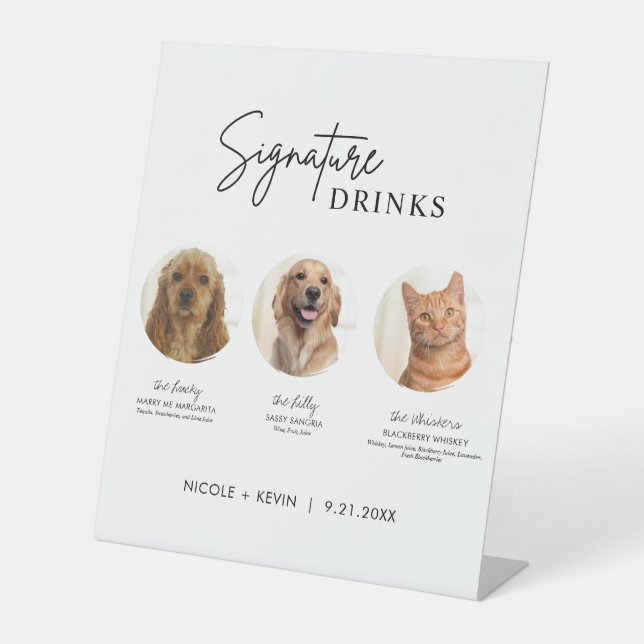 3 bebidas emblemáticas para mascotas Señal de barr (Anverso)
