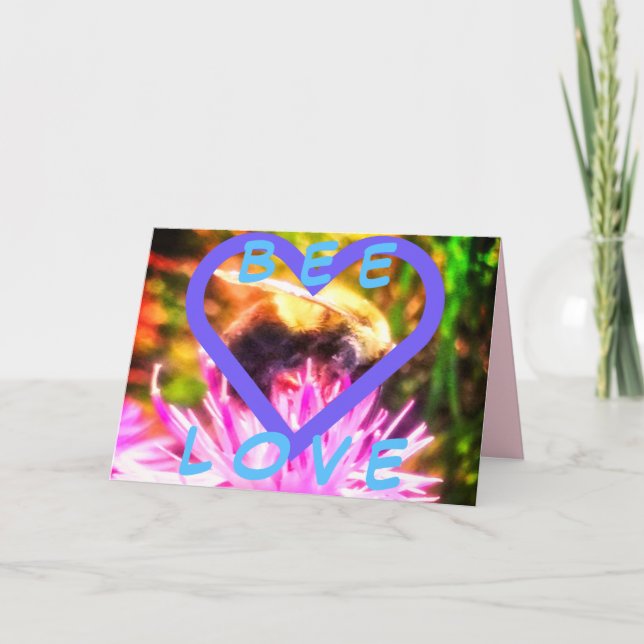 3 BEE TARJETA DE AMOR PEQUEÑO (Anverso)