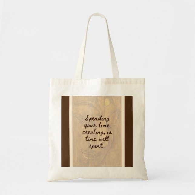 #3 Bolsa de Cotización - BuddhaToday V1 - Rosa y B (Frente)
