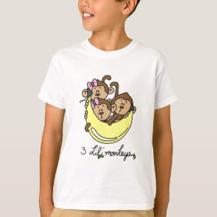 3 camisetas y regalos de los monos de Li'l