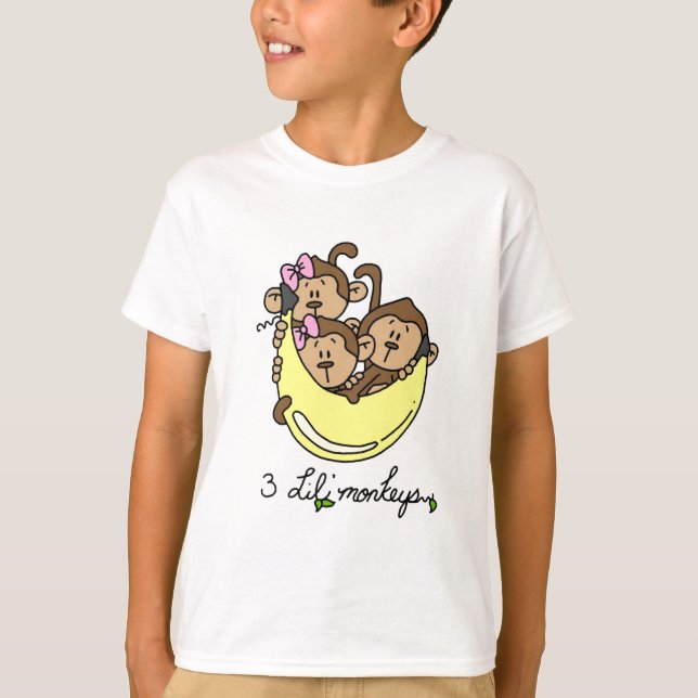 3 camisetas y regalos para los monos Li (Anverso)