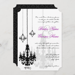 3 Candelabros negros Sombras Invitaciones a la bod