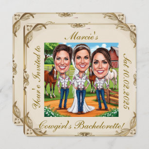 3 Caricaturas nupciales en la granja