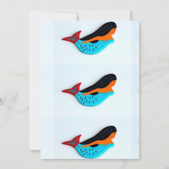 3 cartas de invitación de sirenas (Anverso)