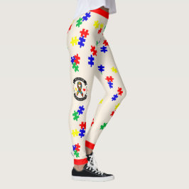 # 3 Conciencia sobre el Autismo - Leggings
