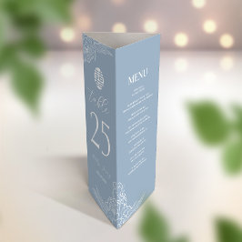 3 en 1 Número de mesa, Menú y tarjeta de agradecim