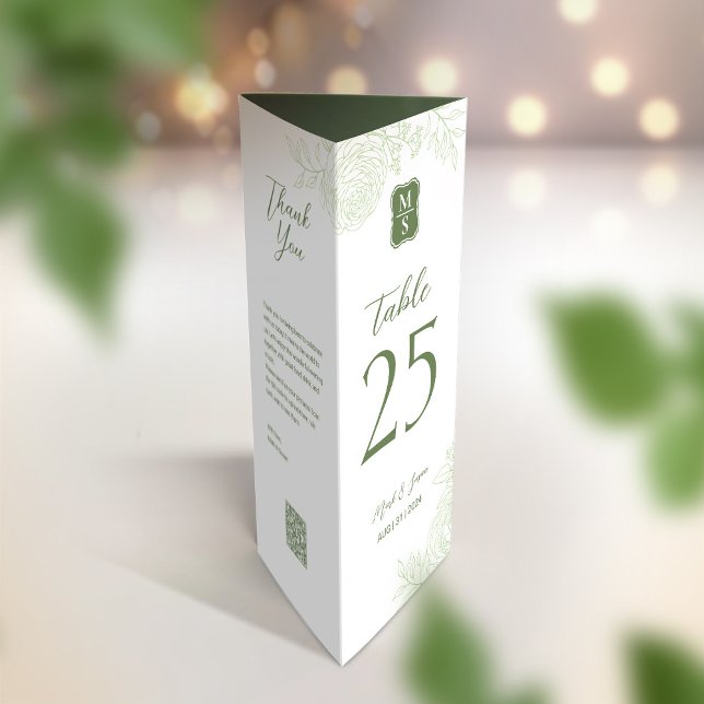 3 en 1 Número de mesa, Menú y tarjeta de agradecim (Subido por el creador)